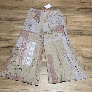 Sweet and Salty Free People Patchwork pants